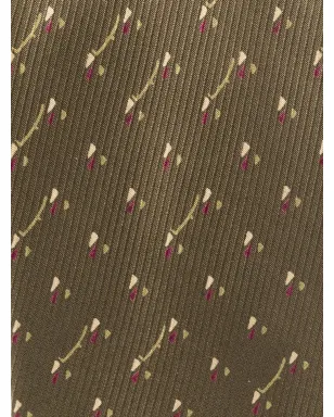 Giorgio Armani Pre-Owned 1990年代パターン ジャカード シルク ネクタイ - サムネイル2