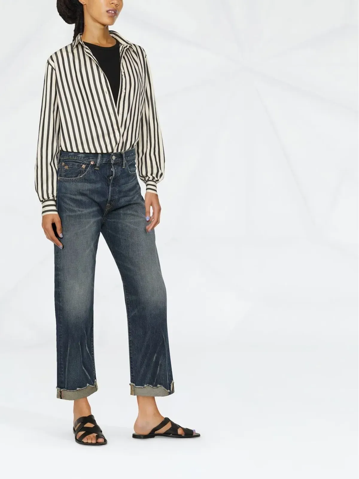 Ralph Lauren RRL クロップドストレートジーンズ - 画像4