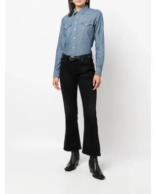 Ralph Lauren RRL バッファロー デニム ウェスタンシャツ - サムネイル2