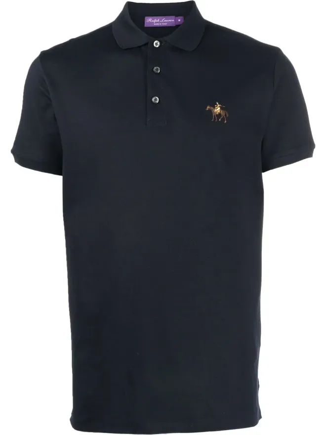 Ralph Lauren Purple Label Ralph Lauren Purple Label 刺繍ロゴ入りポロシャツの商品画像