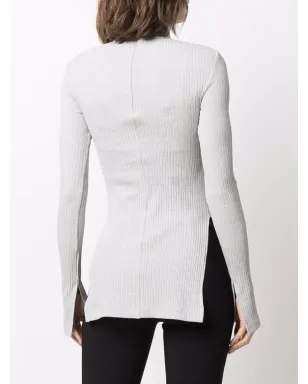 Helmut Lang リブニット長袖トップ - サムネイル4