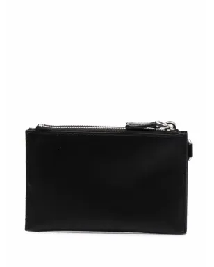 Prada ロゴプレート付きジップアップウォレット - サムネイル2