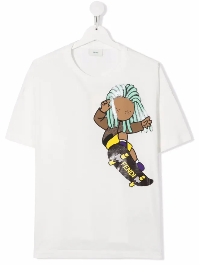 Fendi Kids Fendi Kids TEEN グラフィックTシャツの商品画像