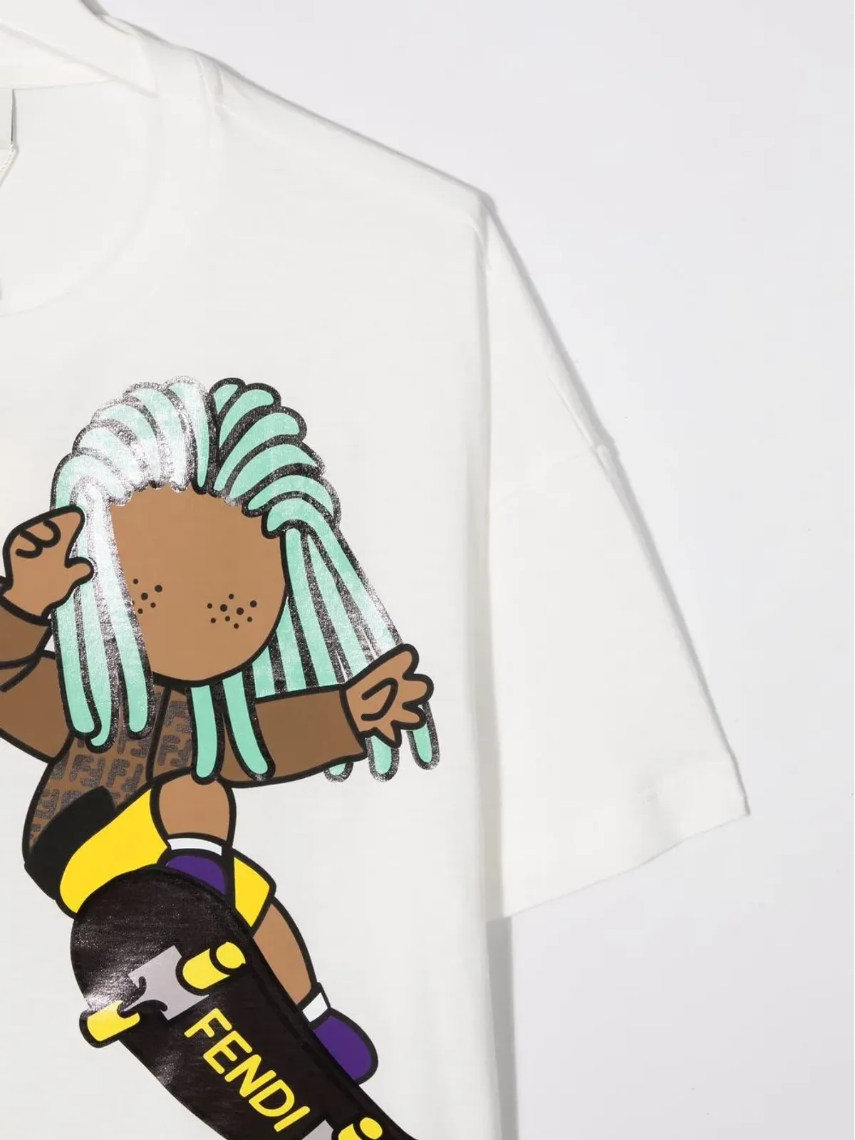 Fendi Kids TEEN グラフィックTシャツ - 画像3