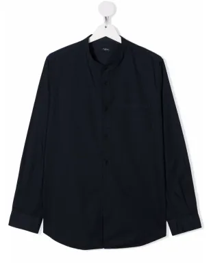 Il Gufo 長袖コットンシャツ - ブルー - サムネイル1