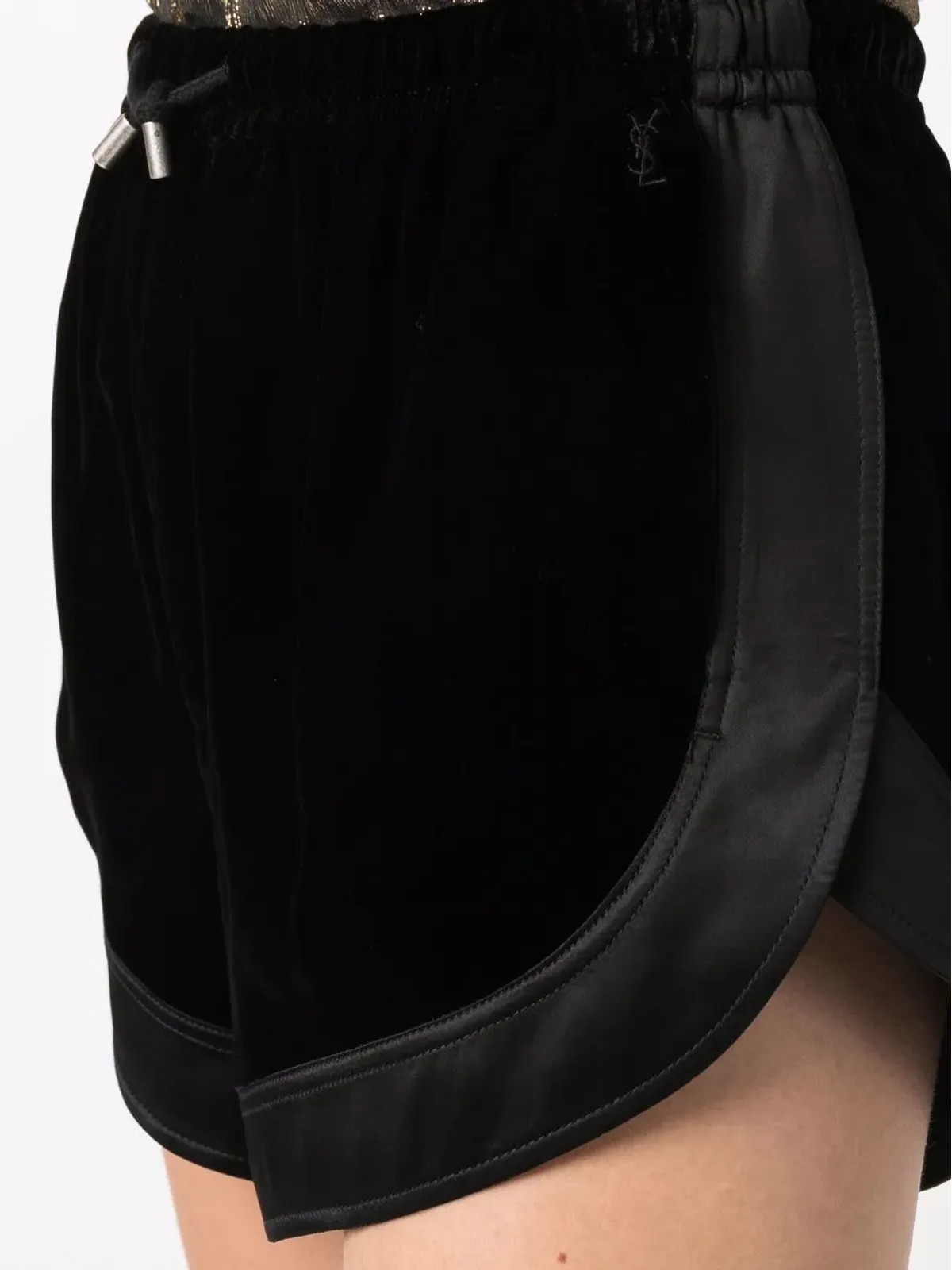 Saint Laurent ドローコード付きミニショーツ - 画像5