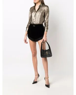 Saint Laurent ドローコード付きミニショーツ - サムネイル2