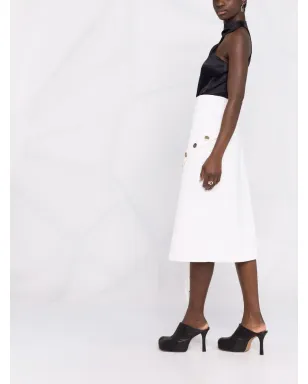 Alexander McQueen 高腰のアシンメトリーヘム スカート - サムネイル4
