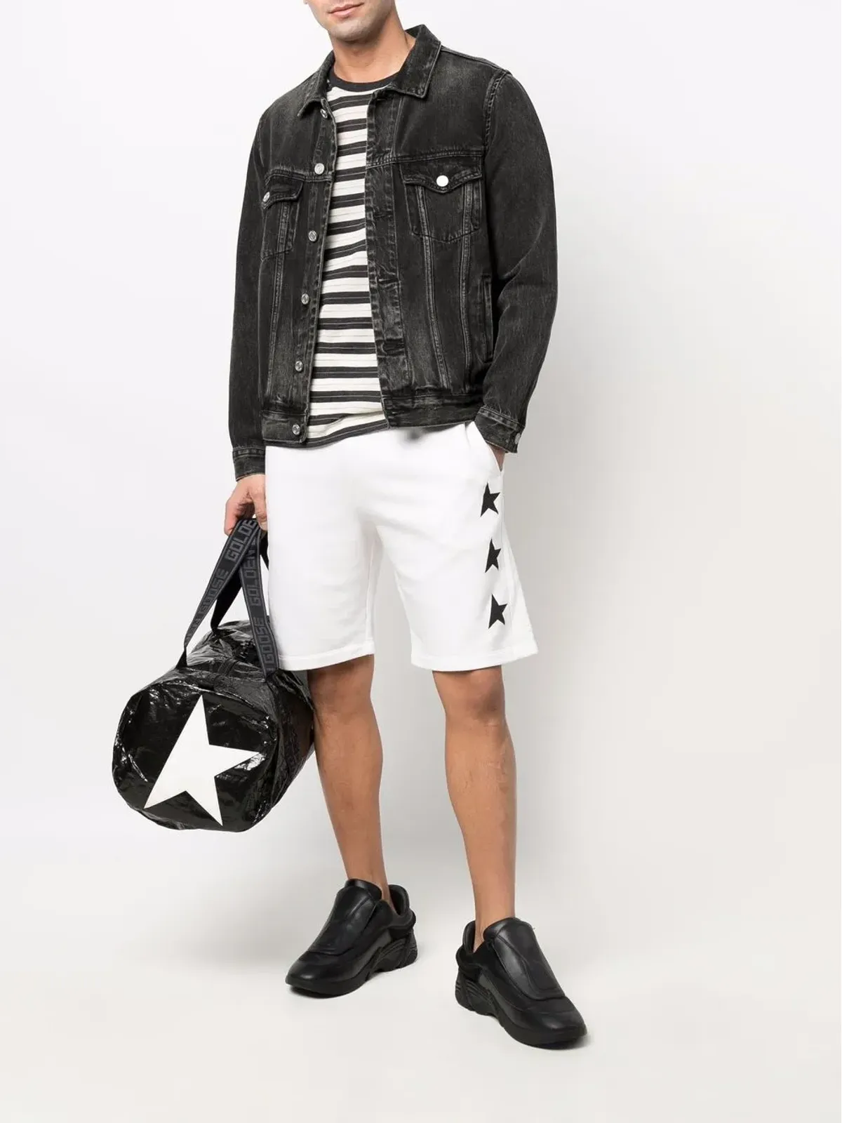 Golden Goose 星柄トラックショーツ - 画像2