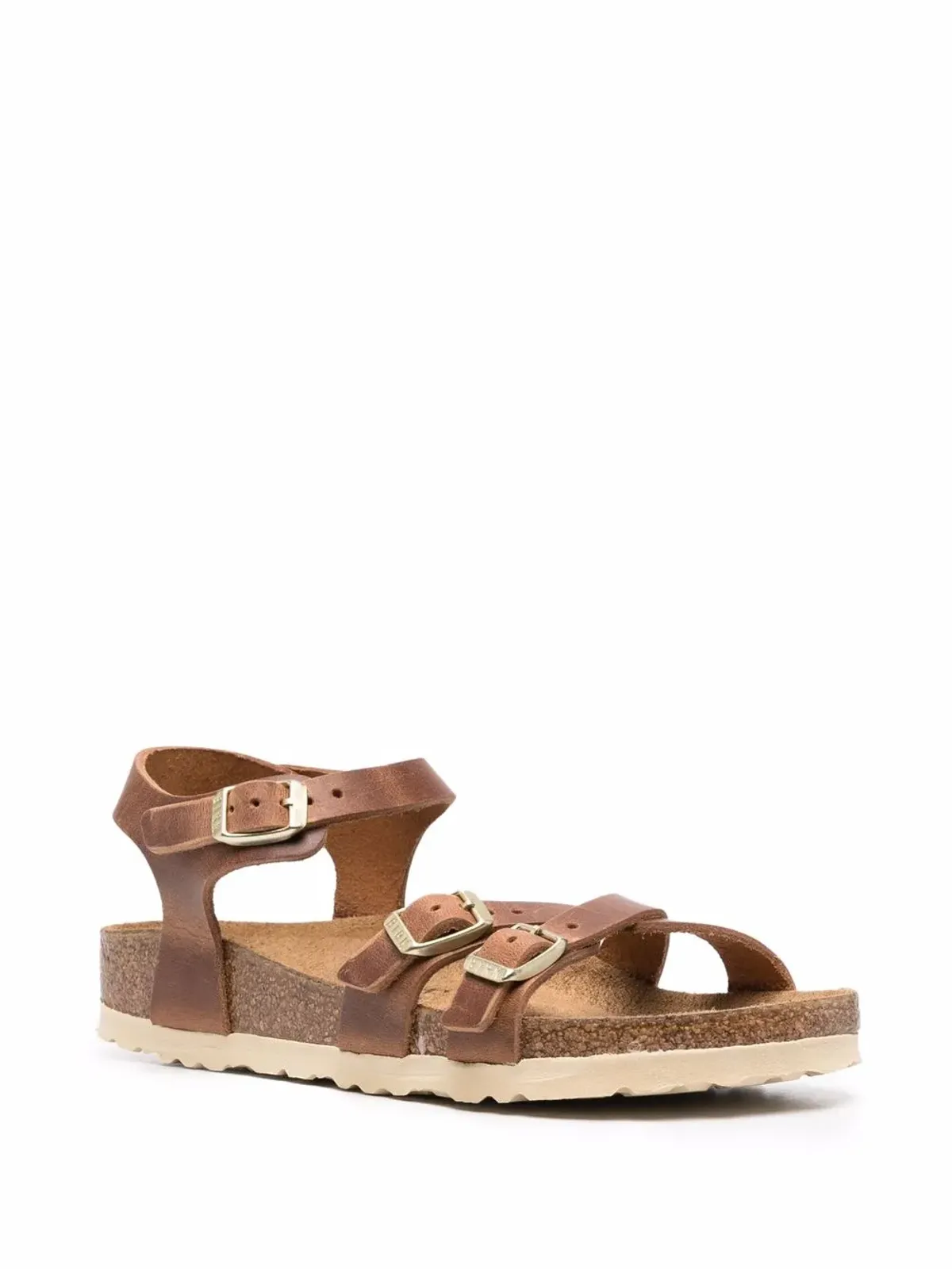 Birkenstock Kumba フラットサンダル ブラウン - 画像2