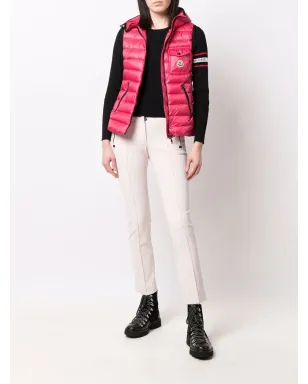 Moncler Glyco パッド入りノースリーブジレ ピンク - サムネイル2