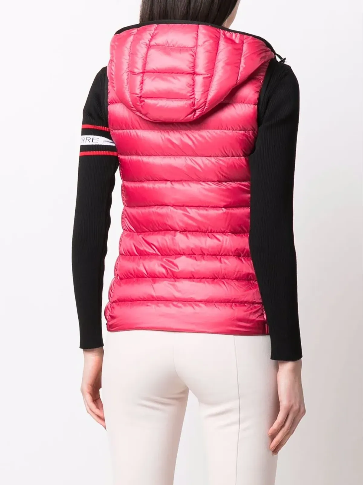 Moncler Glyco パッド入りノースリーブジレ ピンク - 画像4