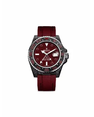 DiW (Designa Individual Watches) ビンテージ GMT 'Q' プロジェクト 40mm レッド - サムネイル1