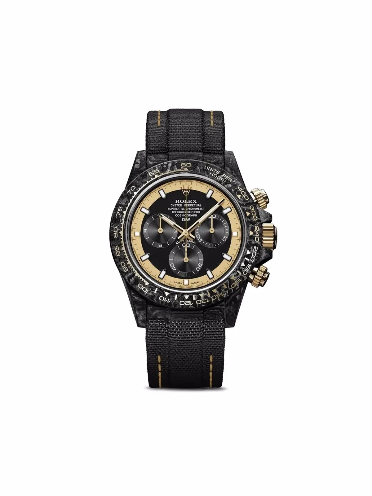 DiW (Designa Individual Watches) Daytona Cream Invert 40mm - Black - 画像1