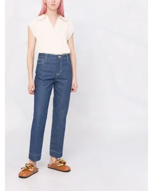 Tory Burch ストレートレッグデニムジーンズ - サムネイル2
