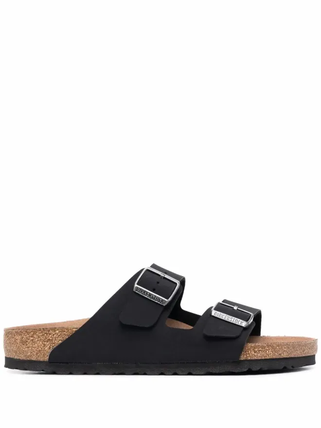 Birkenstock Birkenstock Arizona buckled sandals - Blackの商品画像