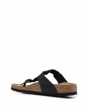 Birkenstock ビルケンシュトック Gizeh braided-strap sandals ブラック - サムネイル3