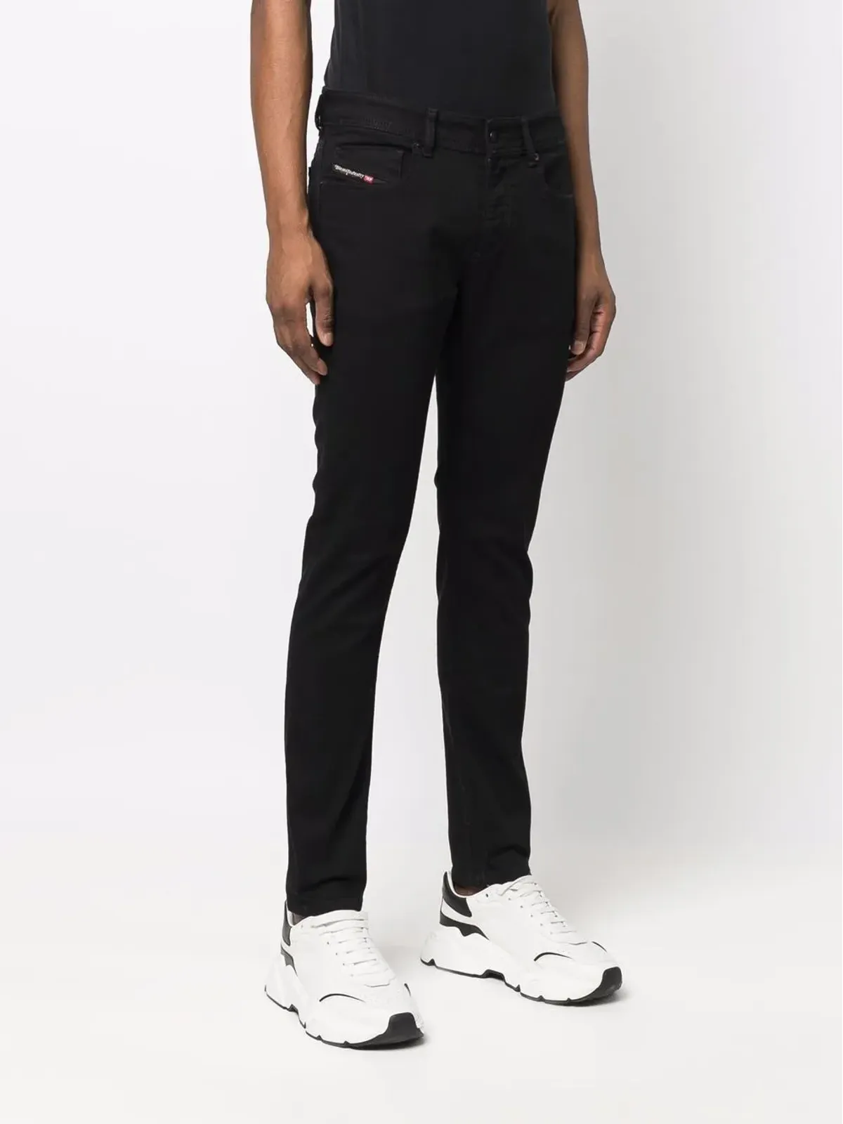 Diesel Sleenker スリムフィットジーンズ - ブラック - 画像3