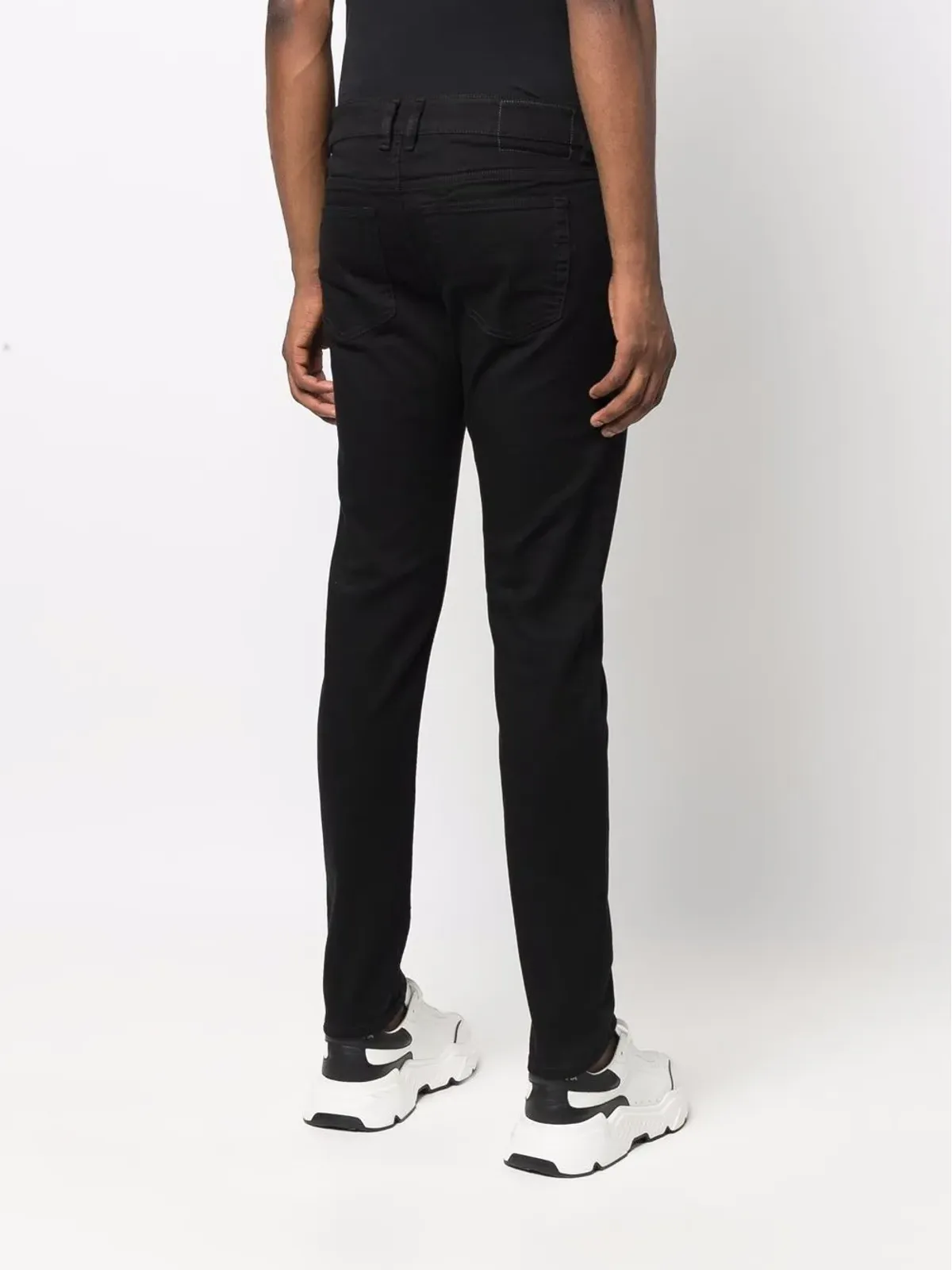 Diesel Sleenker スリムフィットジーンズ - ブラック - 画像4