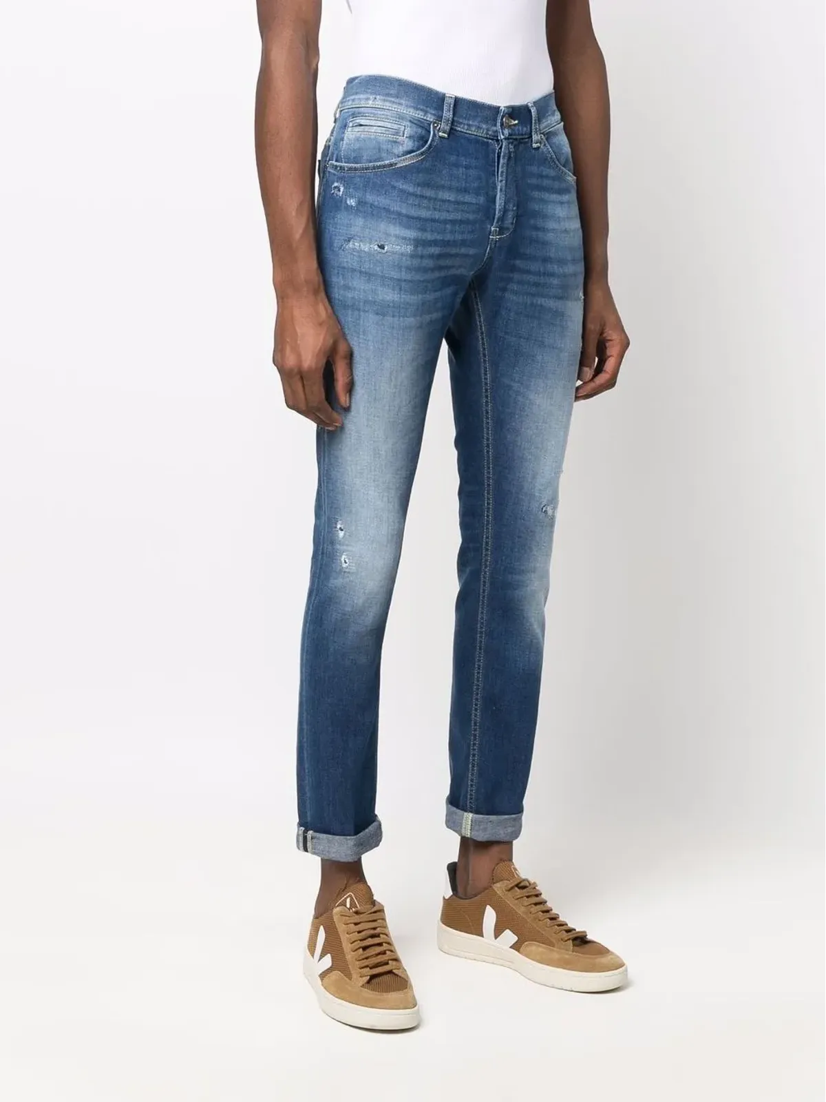 DONDUP ストーンウォッシュフィニッシュ ジーンズ - 画像3
