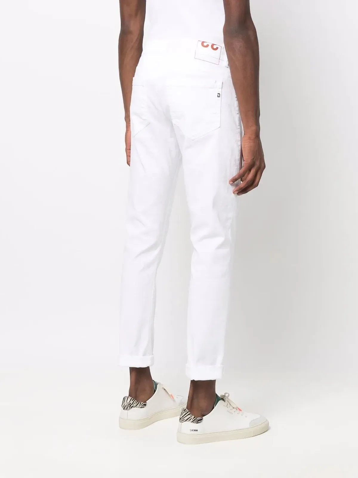 DONDUP クロップド・スリムカットジーンズ - 画像4