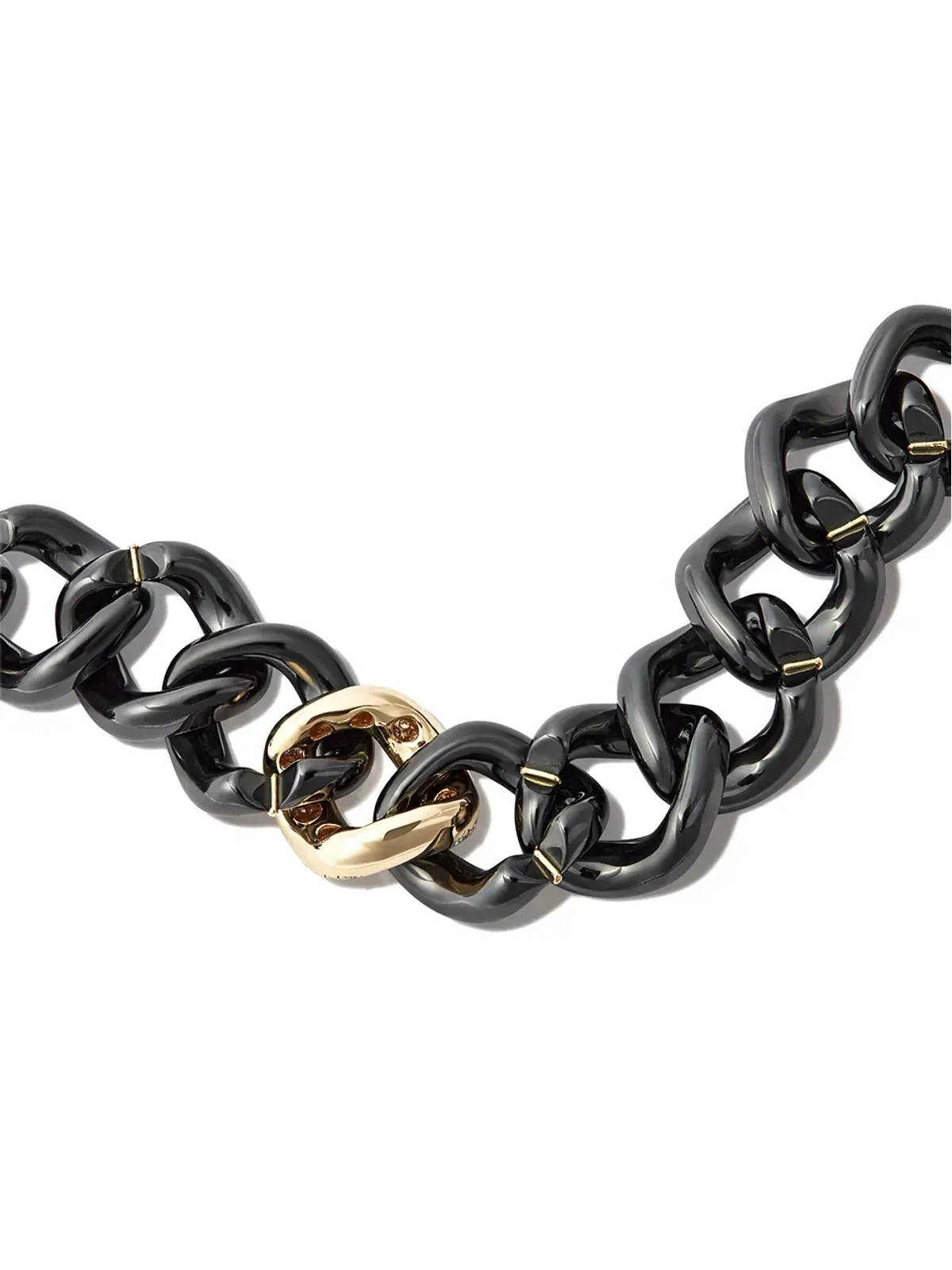 SHAY 18kt イエローゴールド セラミック ダイヤモンド ブレスレット - 画像3