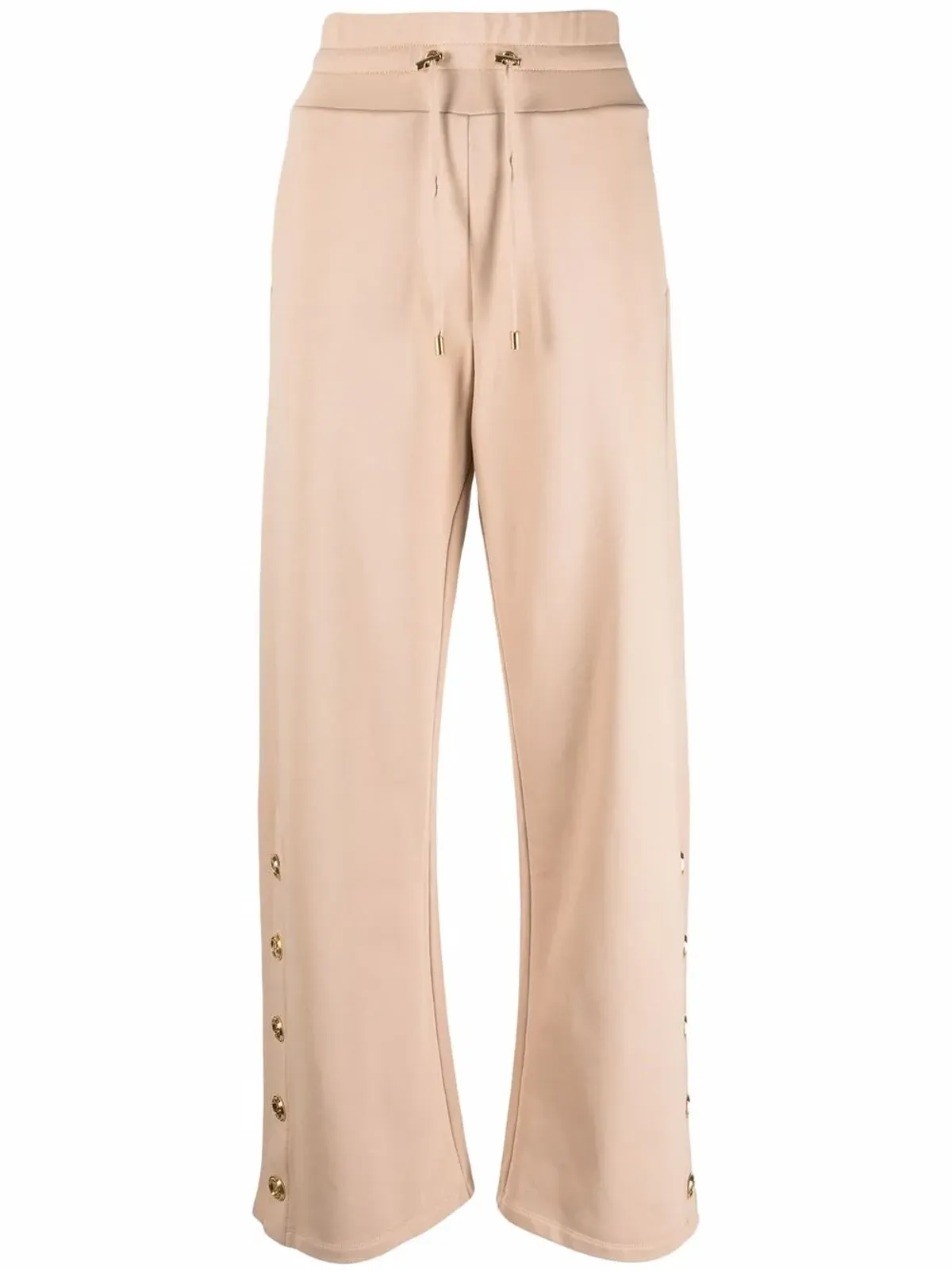 Balmain サイドボタンディテール ハイウエストパンツ - Neutrals - 画像1