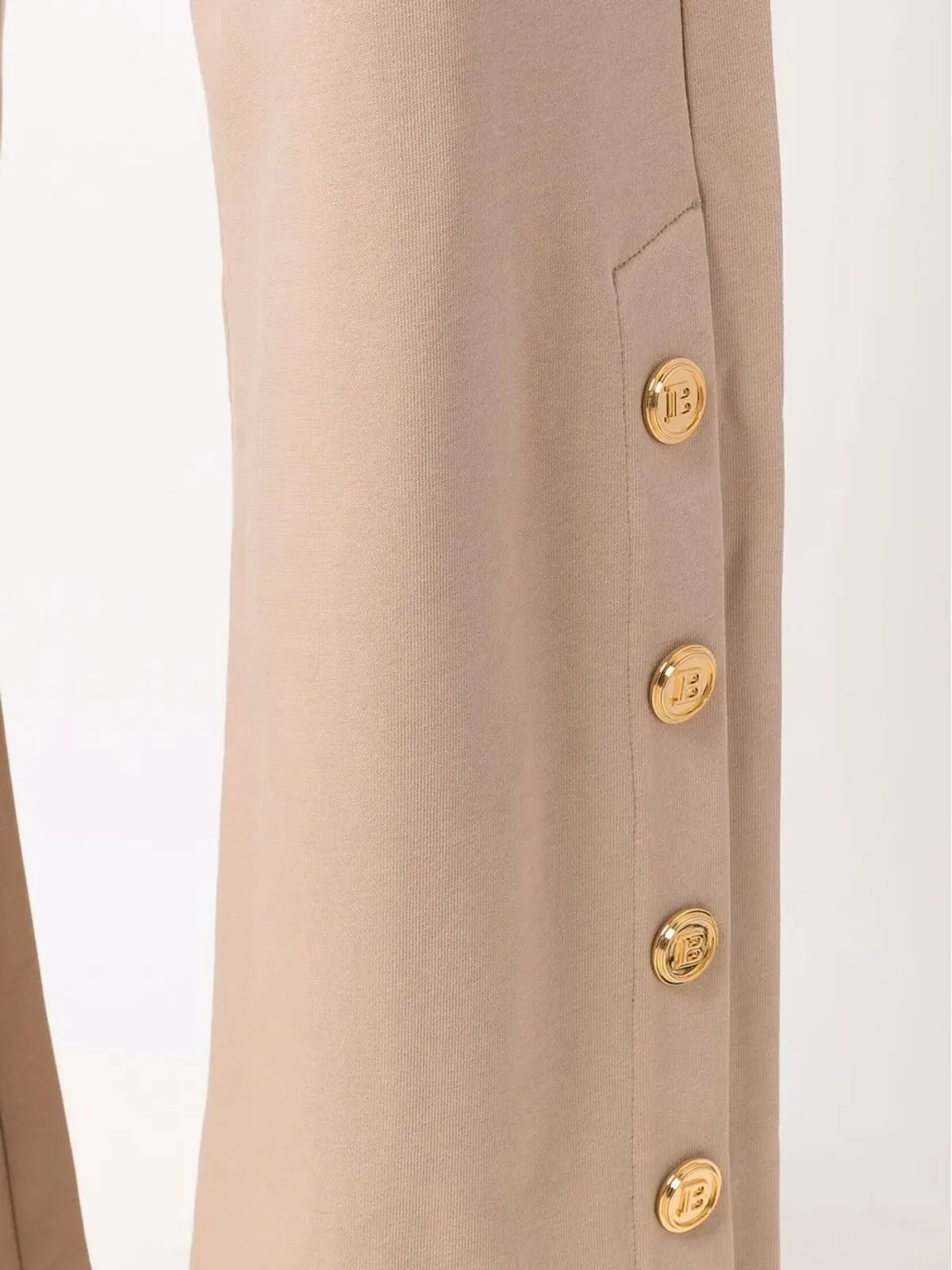 Balmain サイドボタンディテール ハイウエストパンツ - Neutrals - 画像5