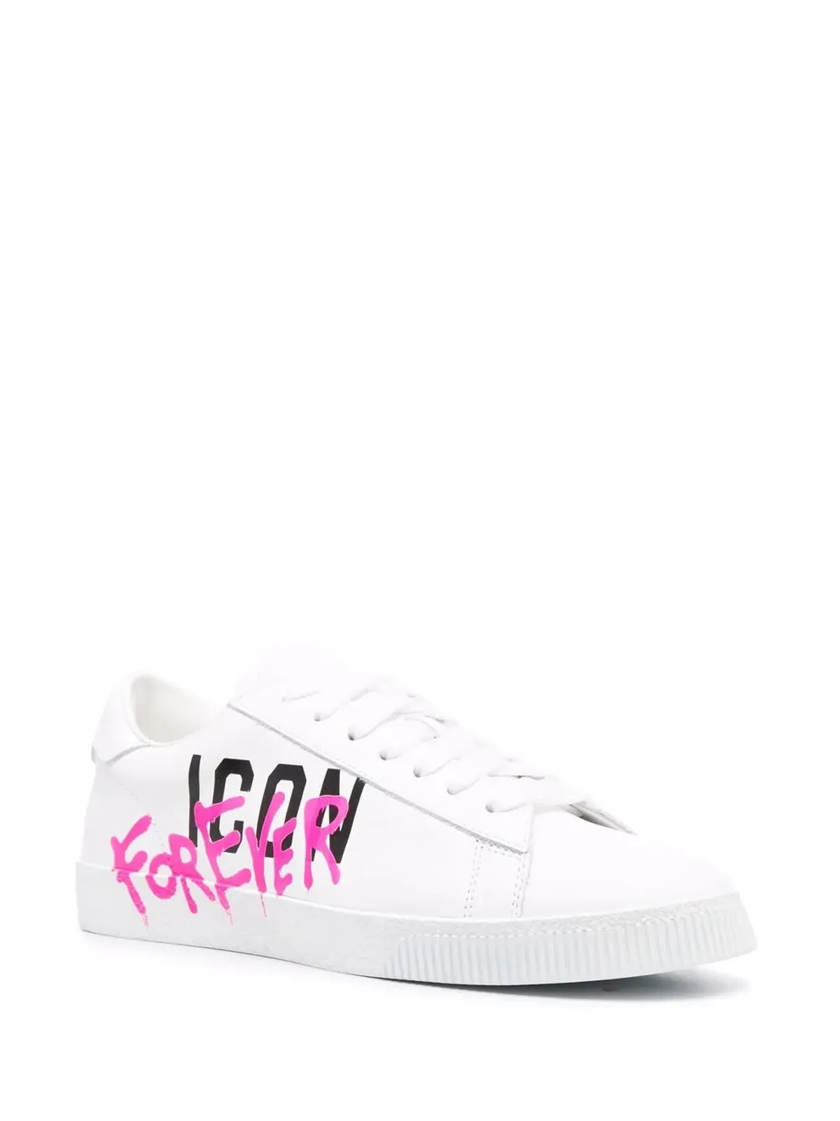 DSQUARED2 ロゴプリント レースアップスニーカー - White - 画像2