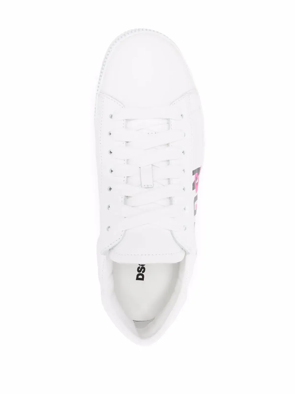 DSQUARED2 ロゴプリント レースアップスニーカー - White - 画像4