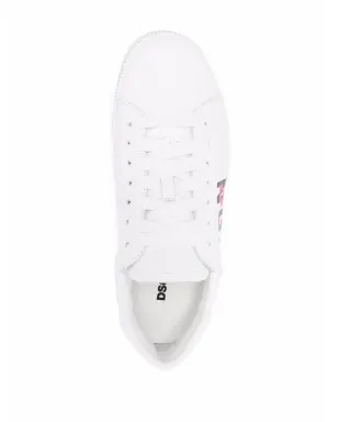DSQUARED2 ロゴプリント レースアップスニーカー - White - サムネイル4