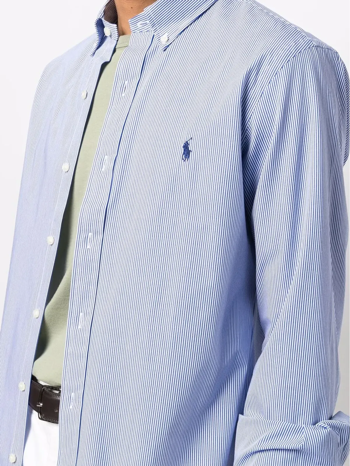 Polo Ralph Lauren ロゴ入りストライプシャツ - 画像5