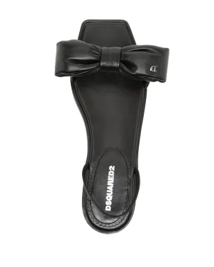 DSQUARED2 レザー ボウサンダル - サムネイル4