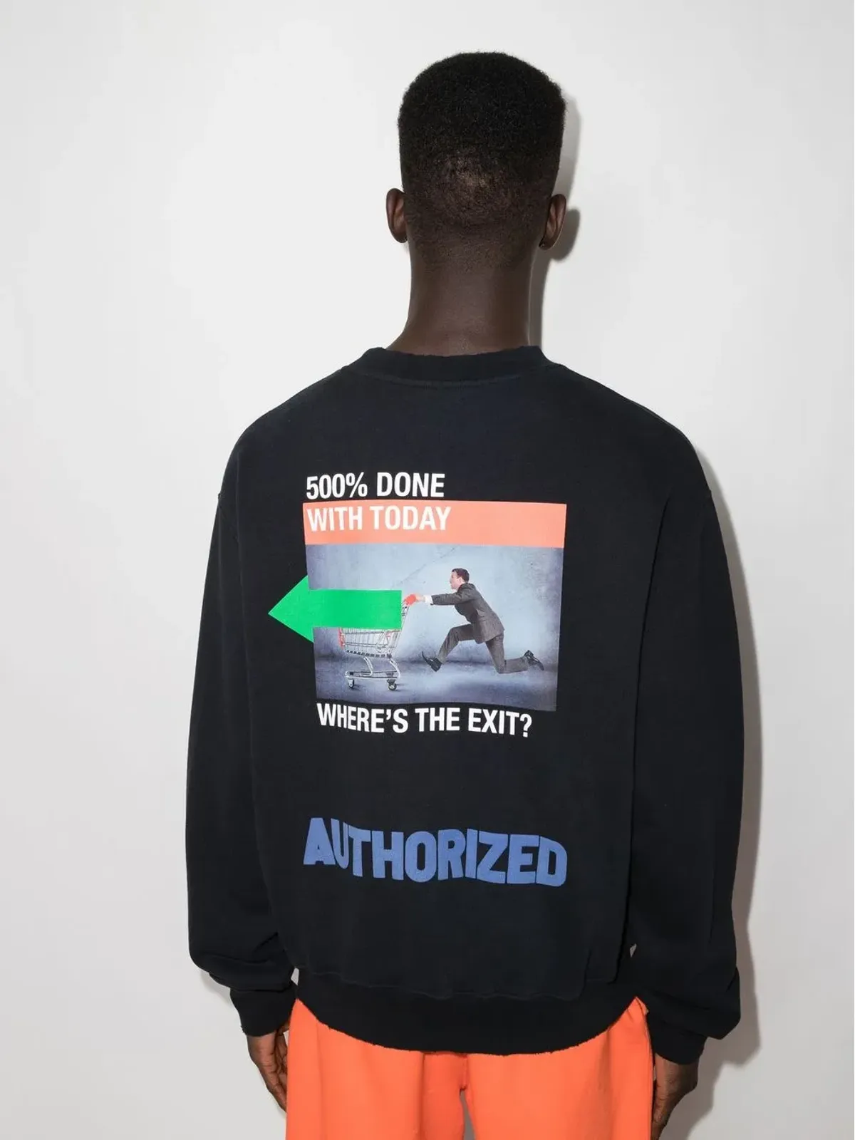 Heron Preston AF Authorized クルーネック スウェットシャツ - 画像3