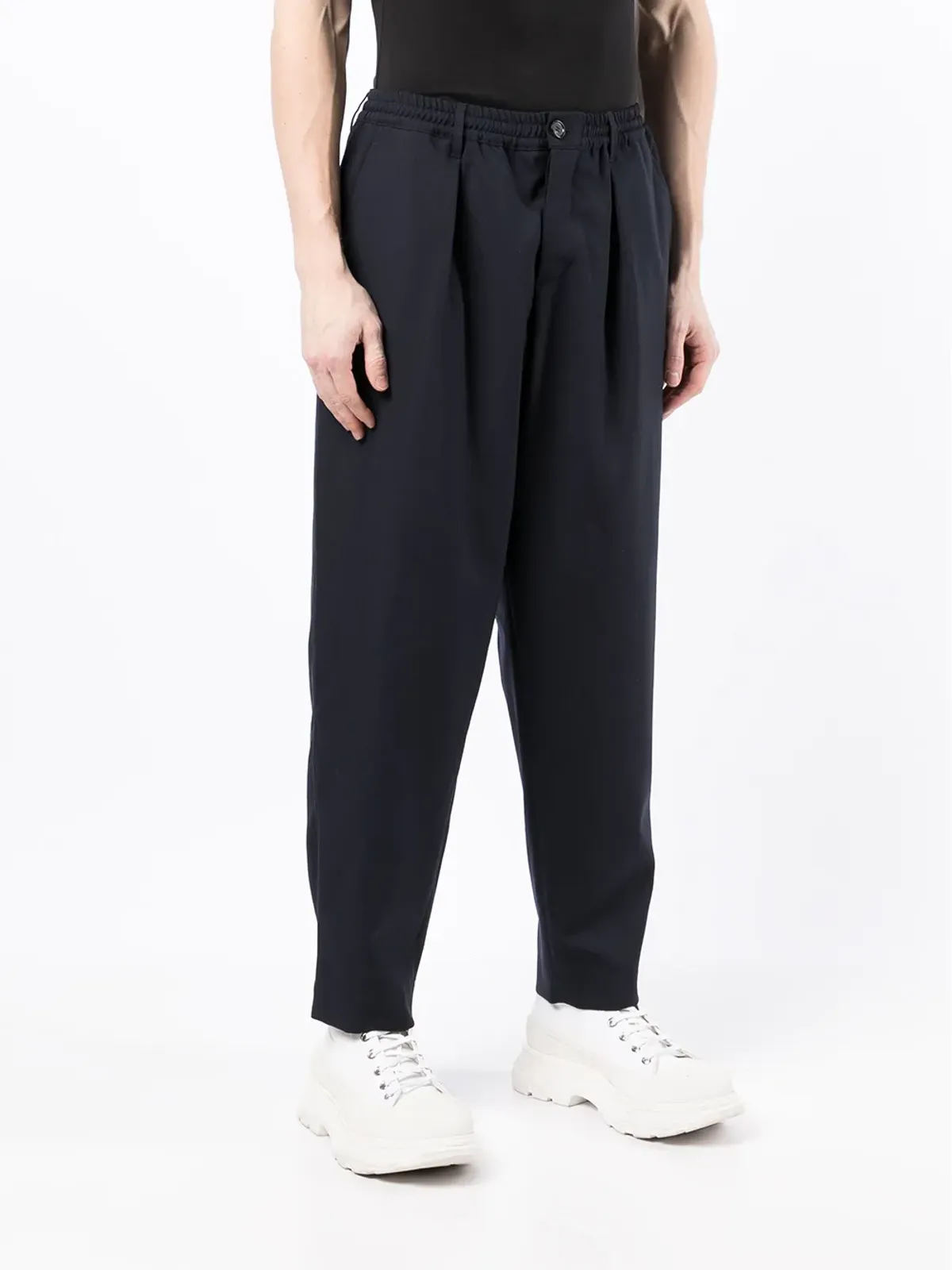 Marni クロップド テーパードパンツ - 画像3