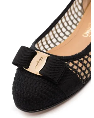 Ferragamo Varina ボウリボン付き バレエシューズ - サムネイル2