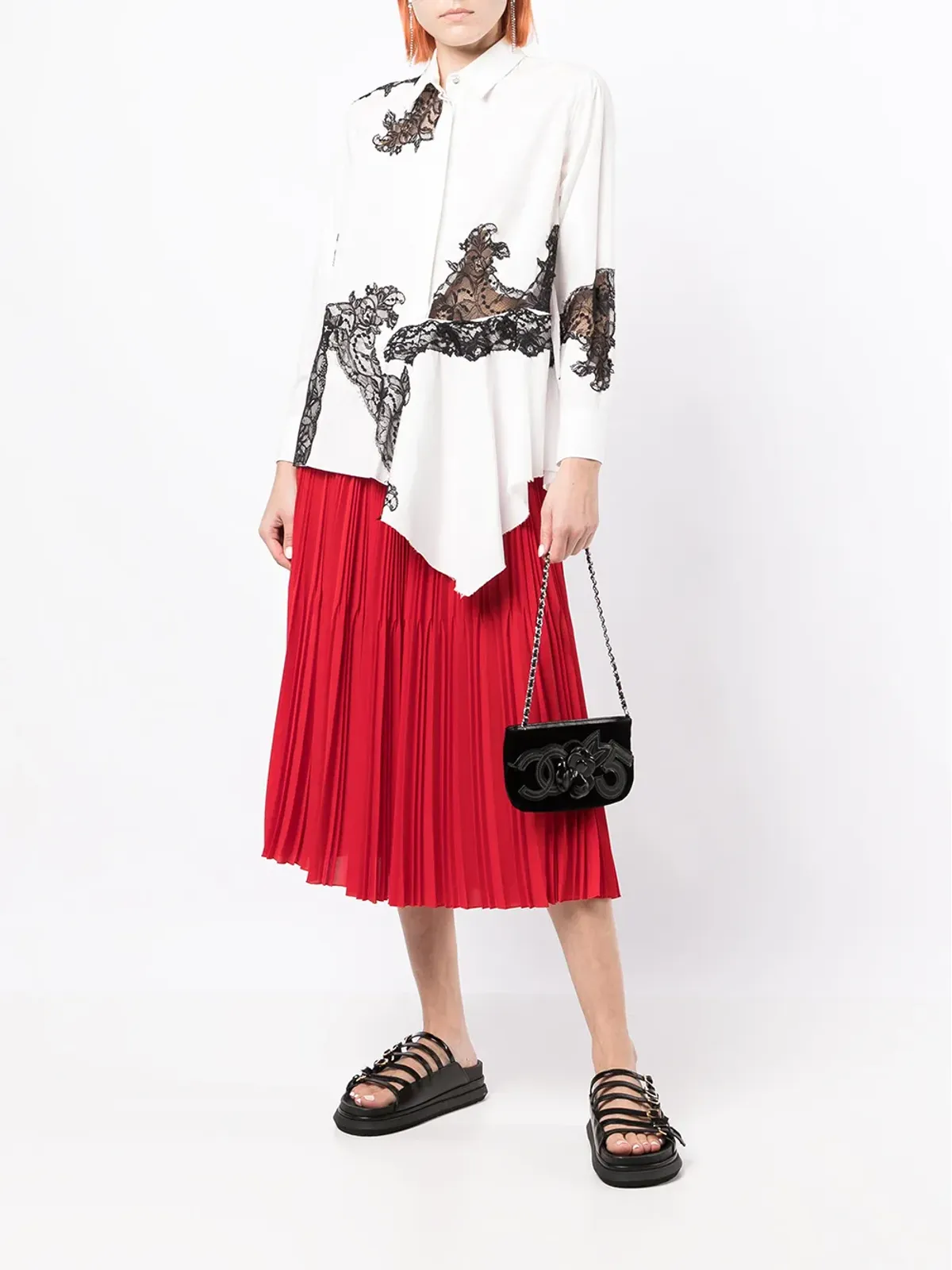 CHANEL Pre-Owned Camélia No.5 ショルダーバッグ - ブラック - 画像2