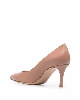 Gianvito Rossi ポリッシュ仕上げ ポインテッドトゥパンプス - サムネイル3