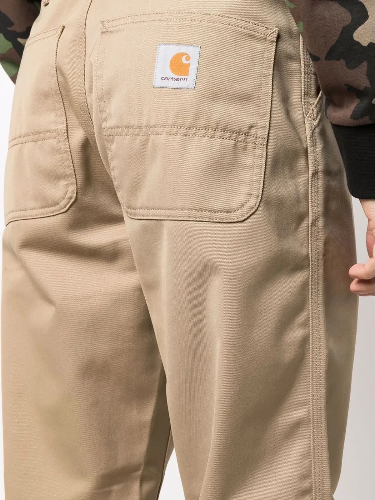 Carhartt WIP ロゴパッチ・ストレートパンツ - 画像5