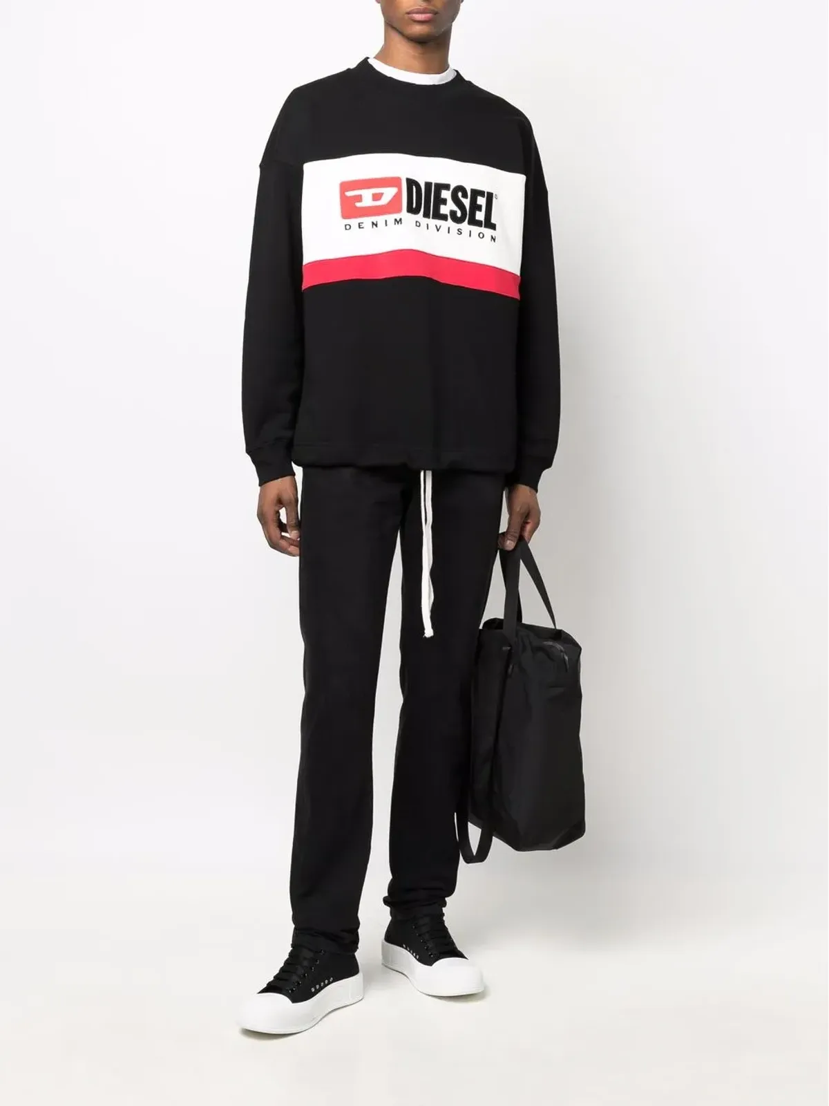 Diesel ロゴプリント クルーネック スウェットシャツ - 画像2