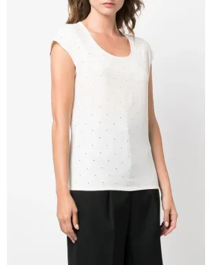 Versace Pre-Owned 2000s broderie anglaise 半袖ブラウス - サムネイル3