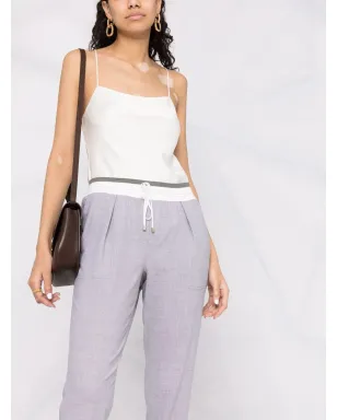 Lorena Antoniazzi クロップド トラックパンツ - サムネイル5