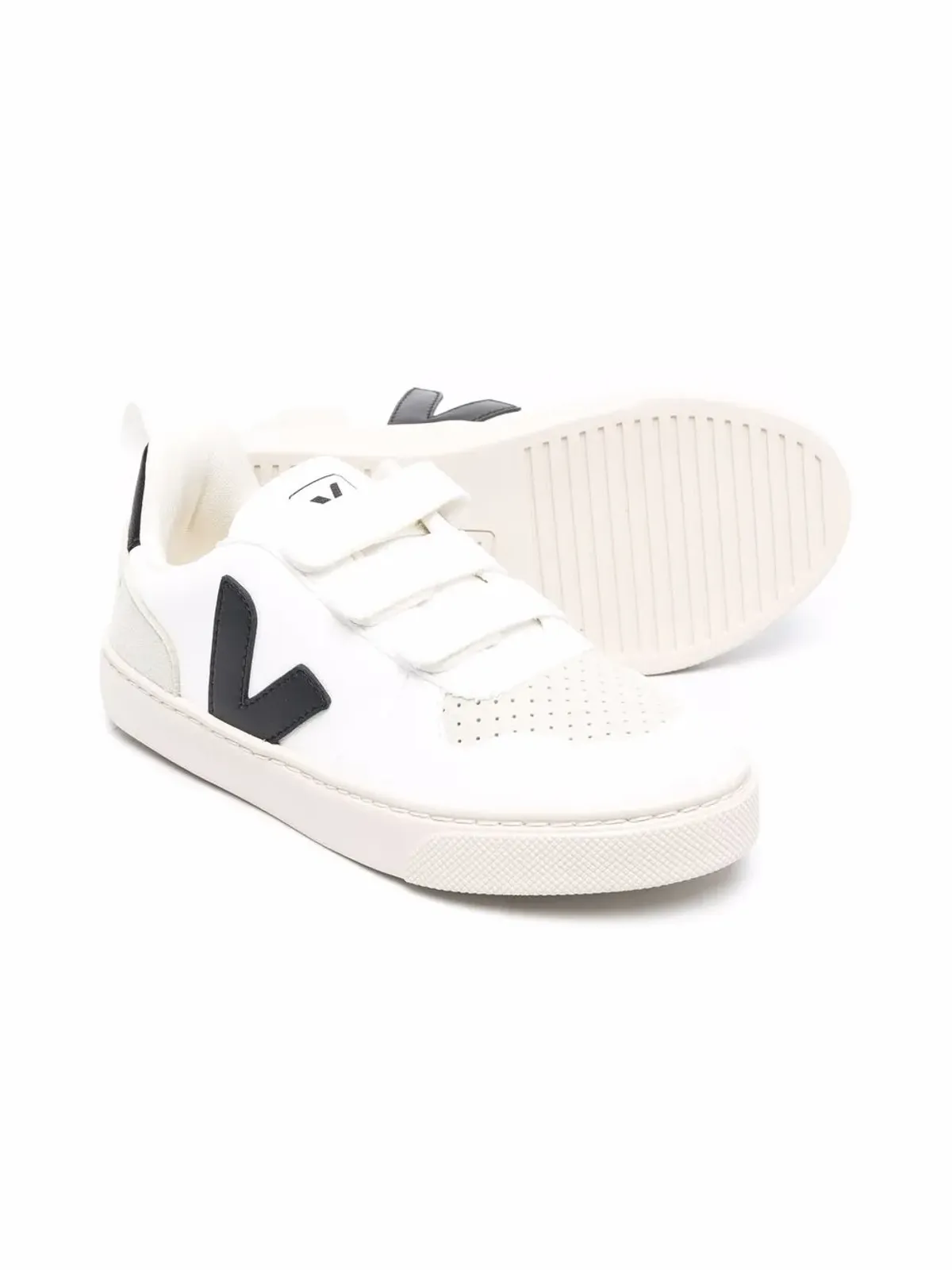 VEJA Kids タッチストラップ ロー・トップ トレーナー - White - 画像2