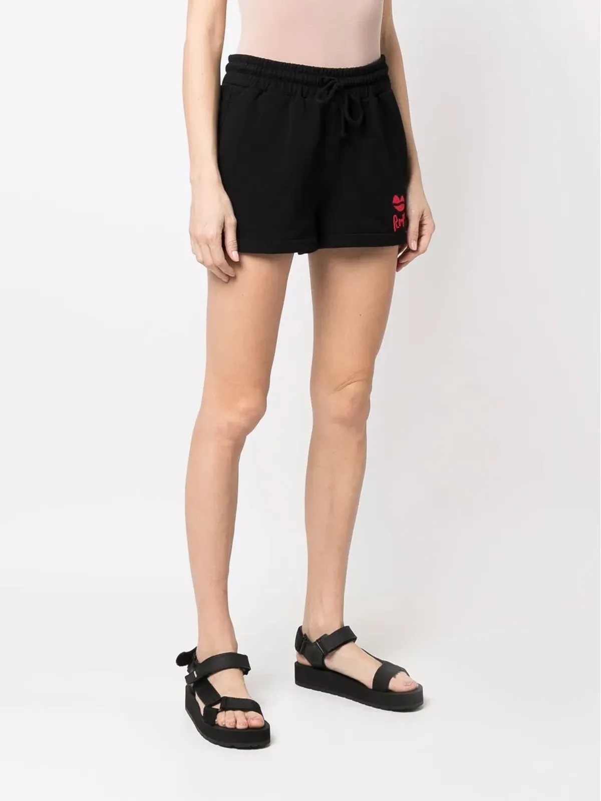 Sonia Rykiel ルージュプリント トラックショーツ - 画像3