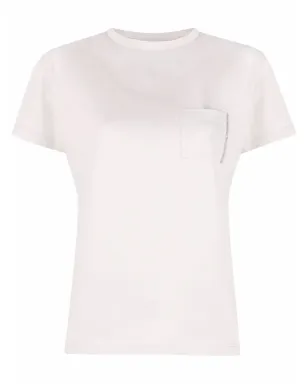 Fabiana Filippi ラウンドネック半袖Tシャツ - グレー - サムネイル1