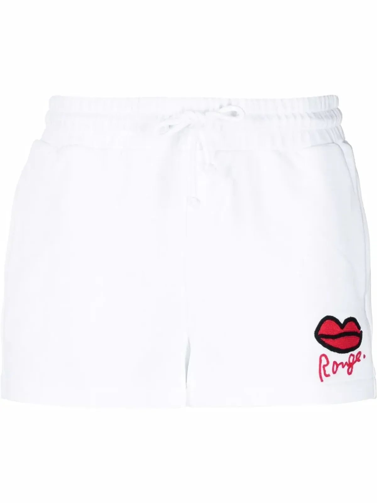 Sonia Rykiel Rouge ドローコード付きトラックパンツ ホワイト - 画像1