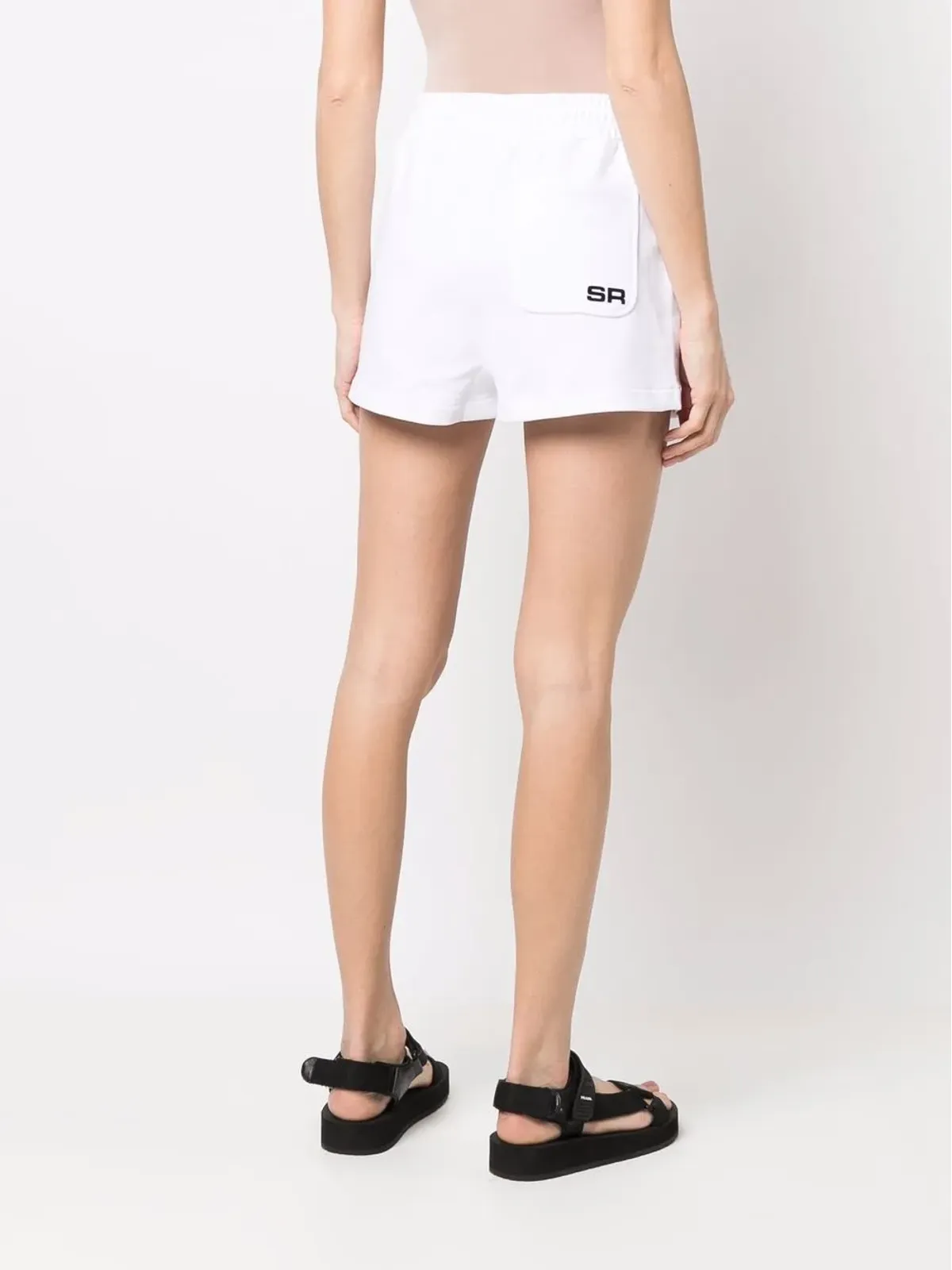 Sonia Rykiel Rouge ドローコード付きトラックパンツ ホワイト - 画像4