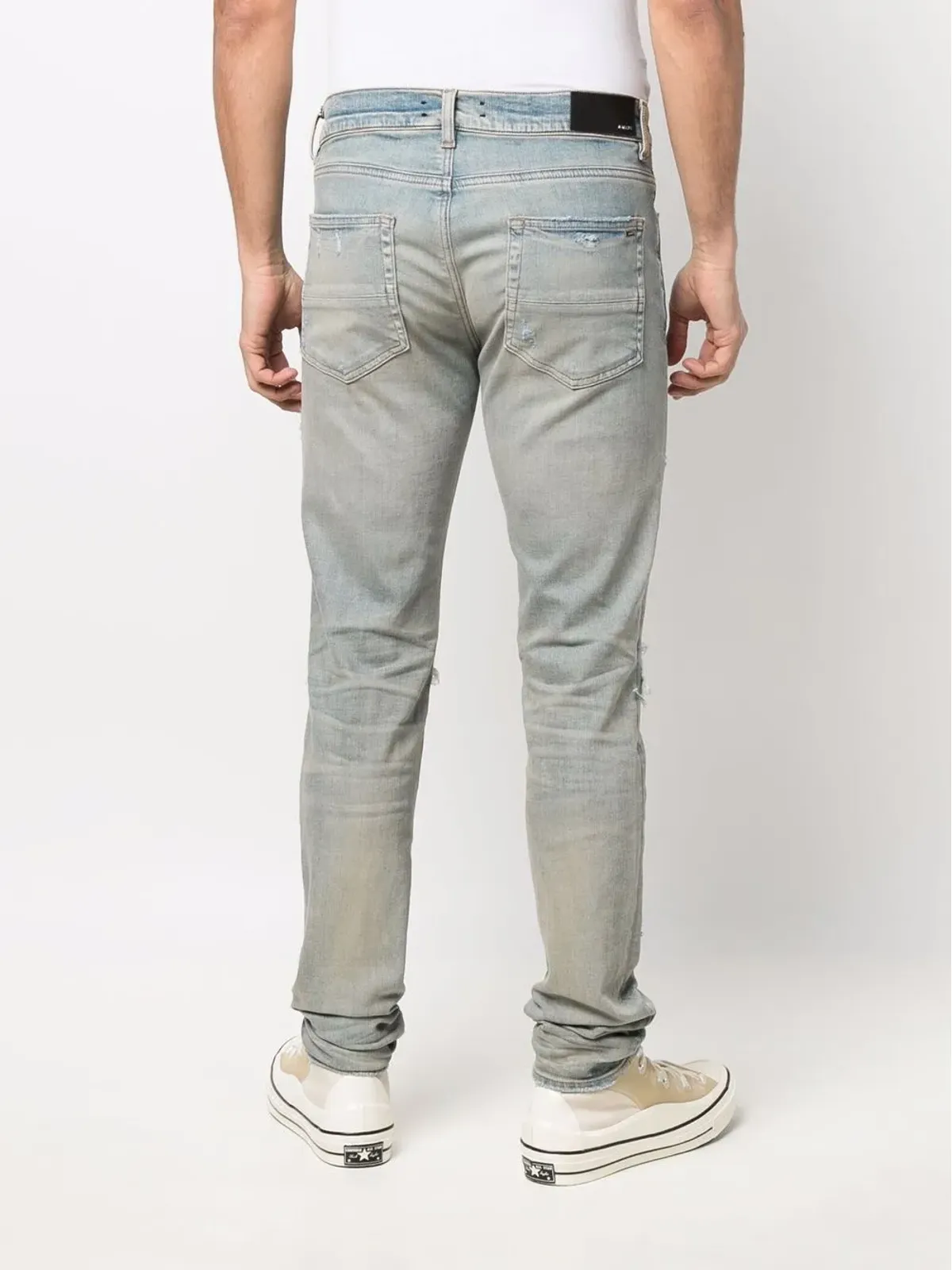 AMIRI MX1 ダメージ加工スキニージーンズ - 画像4