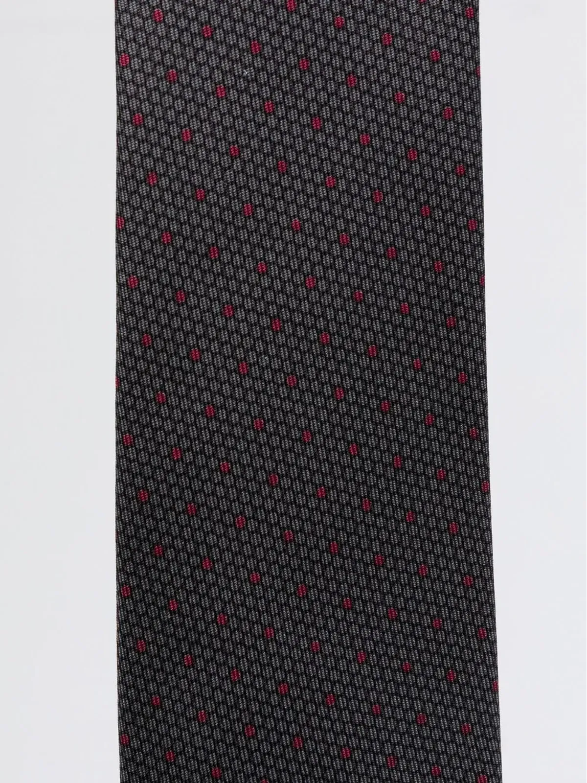 Versace Pre-Owned 1970年代 ドット柄シルクタイ - グレー - 画像2