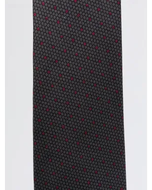 Versace Pre-Owned 1970年代 ドット柄シルクタイ - グレー - サムネイル2